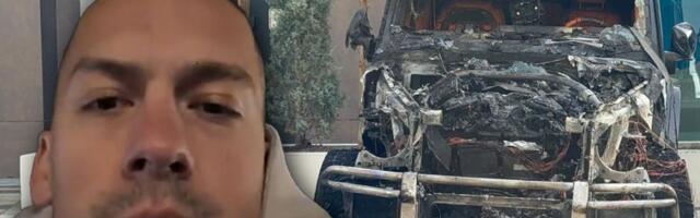 Telegraf na licu mesta! Istopljeni delovi Brabusa od 500.000€, sve okolo spaljeno: Sprečena veća tragedija