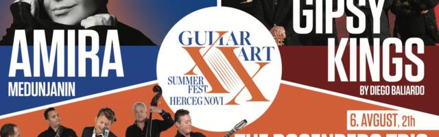Gipsy Kings, Amira Medunjanin i Rosenberg Trio na Kanli Kuli u okviru Guitar Art Summer Festa