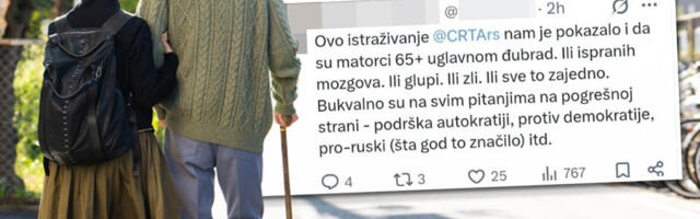 "MATORCI 65+ SU UGLAVNOM ĐUBRAD" Gnusno i jezivo - blokaderi opet vređaju penzionere! Napadi na bake i deke postao im je manir