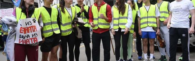 Studenti maratonci nastavili put kroz Hrvatsku: Krajnji cilj - Brisel