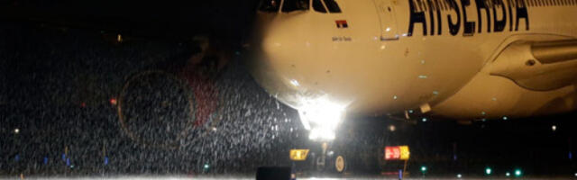 Због временских услова поједини летови касне на аеродрому „Никола Тесла“