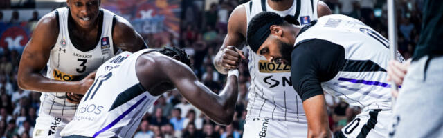 PARTIZANU JE SVETLA BUDUĆNOST: Brejk crno-belih u Morači