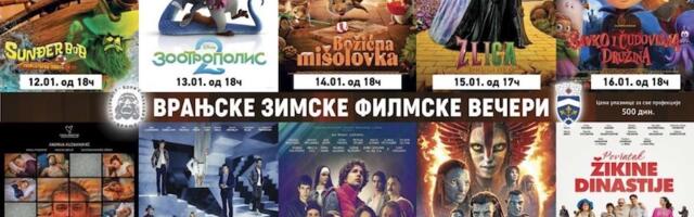 Deset filmova u okviru Vranjskih filmskih večeri od ponedeljka do petka VIDEO