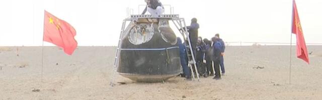 VIDEO: Oštećena kapsula kineske svemirske letelice sletela na Zemlju