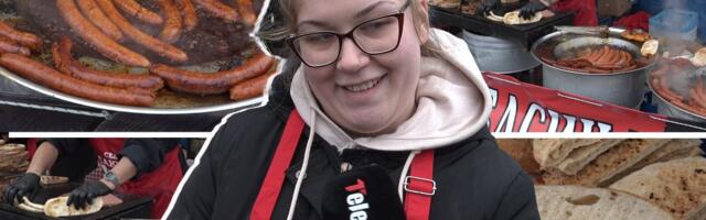 Svi su gledali u Angelin štand na Kobasicijadi u Turiji: Otkrila da ovo radi da bi baba mogla da ode u banju