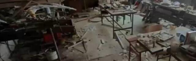 SNIMAK RUGLA BLOKADERA: Pogledajte kako posle njih izgleda Ekonomska škola u Leskovcu (VIDEO)