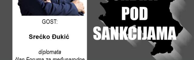 Večeras u Kragujevcu – Srbija pod sankcijama