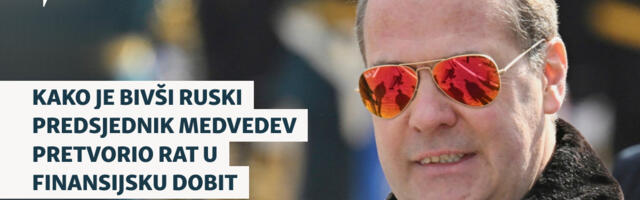 Kako je bivši ruski predsjednik Medvedev pretvorio rat u finansijsku dobit