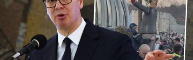 "BITI RASPET NA KRST OD NAJGORIH U SRBIJI, PONOS JE I PODSTREK"! Oglasio se Vučić nakon jezivih scena u Nišu! (VIDEO)