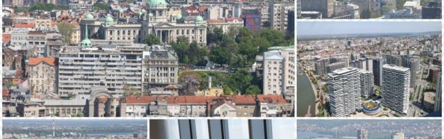 EVO KAKO IZGLEDA VELIČANSTVEN POGLED SA VIDIKOVCA KULE BEOGRAD: Posetioci će moći da uživaju u dvogledima, suvenirnici i kafeteriji, a ovo je radno vreme (FOTO)
