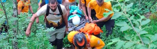 Velika drama u Crnoj Gori: Spasioci izvukli povređenog Hrvata iz kanjona Nevidio