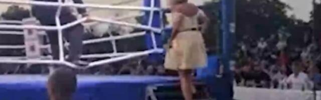 Čučnula u minjaku i proletela “iz prve”! Snimili smo Jovanu Jeremić dok ulazi u ring, zakucala jače od Tajsona (VIDEO)