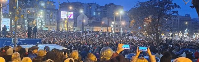 Arhiv javnih skupova: Protest na Slaviji najveći protest IKAD održan u Srbiji