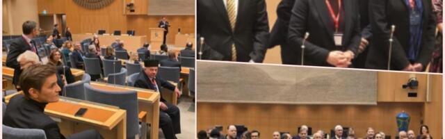 BRNABIĆ NA PRIJEMU KOD PREDSEDNIKA PARLAMENTA ŠVEDSKE Prisustvuje samitu Međunarodne krimske platforme (FOTO)