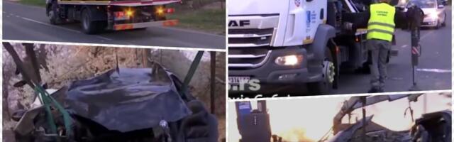 "ČULO SE ŠKRIPANJE GUMA, A ONDA JE CELA ULICA OSTALA BEZ STRUJE" Očevidac udesa u Barajevu otkrio detalje tragedije: Od siline bandera je iščupana iz betona