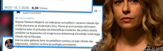 "NETALENTOVANA, UCENJENA, FEKALIJE" BLOKADERSKE SALVE UVREDA BOJANI MALJEVIĆ! Glumica se povukla sa studentske liste, krenula hajka (FOTO)