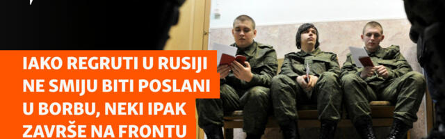 Iako regruti u Rusiji ne smiju biti poslani u borbu, neki ipak završe na frontu