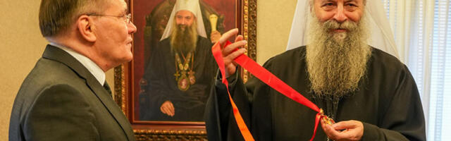 Patrijarh Porfirije odlikovao direktora “Rosatoma” Alekseja Lihačova