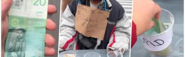 ČOVEK NA ZELENOM VENCU PROSI ZA KU*VE, SPID I CIGARE! Luda scena u Beogradu, kaže da prima i EVRE! (VIDEO)