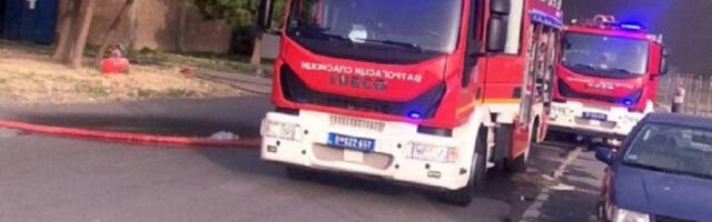 Požar u Beogradu: Gust dim u Ulici Grčića Milenka