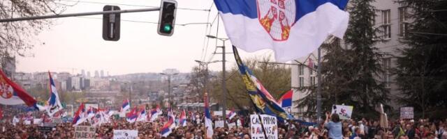 "SAMO SLOŽNO": Na protestu u Beogradu su Gagi Jovanović, Branka Pujić, Anđela Jovanović i Dudaš (FOTO)