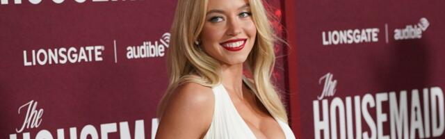 Grudi samo što ne ispadnu: Sidni Svini u haljini nalik Merlin Monro zapalila Holivud (FOTO)