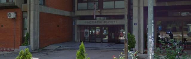 Policija i danas u novosadskom kampusu, predavanja u zgradi Filozofskog fakulteta