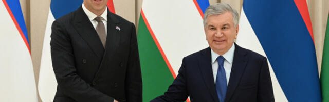 Ђурић са Мирзијојевом: Србија опредељена за проширење сарадње са Узбекистаном