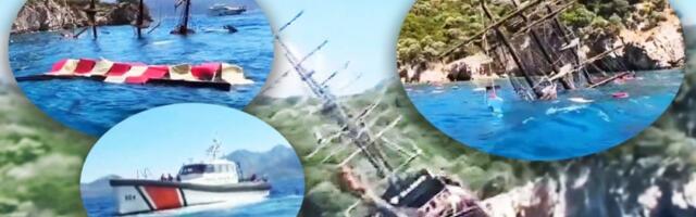 Potonuo brod sa 148 turista! Ljudi u panici skakali u otvoreno more: Stravični snimci obilaze svet (VIDEO)