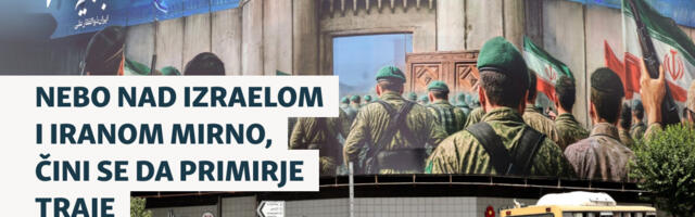 Nebo nad Izraelom i Iranom mirno, čini se da primirje traje