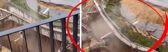 CENTAR IZVRNOSTI U KRAGUJEVCU SE OBRUŠIO! Pogledajte jeziv snimak - u trenutku je sve nestalo! (VIDEO)