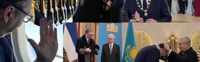 VREME JE DA SE POĐE KUĆI: Predsednik završio dvodnevnu posetu Kazahstanu, pun utisaka vraća se za Beograd (FOTO, VIDEO)