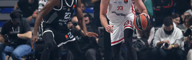 Olimpijakos prebacio stotku i pobedio Partizan sa +38 u Pioniru (Foto)