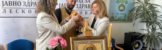 Slava Svetog Vasilija Ostroškog obeležena u Zavodu za javno zdravlje Leskovac