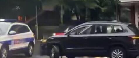 SUDAR U CENTRU BEOGRADA: Ulica blokirana nakon nesreće, a kiša lije kao iz kabla (VIDEO)