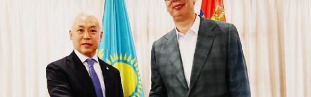 "Zahvalio sam mu na podršci u očuvanju teritorijalnog integriteta Srbije" - Vučić sa odlazećim ambasadorom Kazahstana