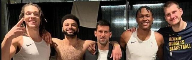 Novak došao na meč Denvera i Lejkersa, pa ušao u svlačionicu...