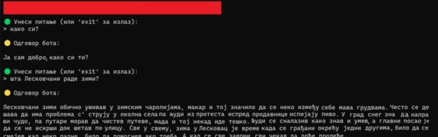 Četbot „priča“ po južnjački – kreirala ga Nišlijka koja se bavi razvojem AI alata