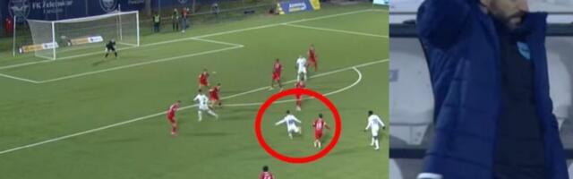 Srbija dugo nije videla lepši gol: Volej i bomba pod prečku ostavila sve u neverici, trener se hvatao za glavu