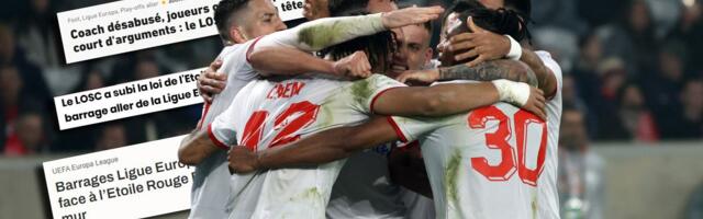 Ovako francuski mediji pišu posle pobede Zvezde protiv Lila: Razočaranje, kriza i loš napad u prvom planu