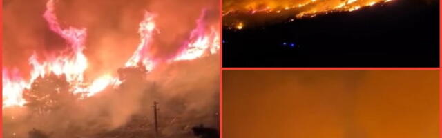 SNIMCI APOKALIPSE NA HRVATSKOM OSTRVU, OVO JE JEZIVO! Vatra guta sve pred sobom, suvo rastinje PLANULO KAO BARUT - Ogroman broj vatrogasaca na terenu (VIDEO)