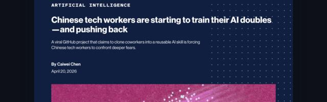 Kineskim IT-jevcima šefovi zadaju da naprave skillove kojim će da zamene sebe — neki iz zabave prave skillove kojima zamenjuju kolege