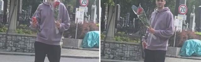 (FOTO/VIDEO) Kakav gest: Bivši kapiten Partizana prvi stigao na sahranu Vladimira Cvetkovića