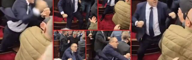 Đuka krenuo pesnicom, pa dobio crvenu tečnost u lice (VIDEO)