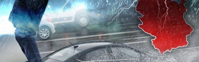 PAŠĆE 30 LITARA KIŠE PO KVADRATNOM METRU! Pljušti kiša u OVIM krajevima zemlje - RHMZ popalio meteoalarme!