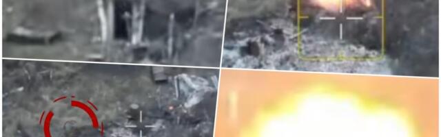 RUSKI VOJNICI ZAGAZILI KROZ LEDENU VODU, PA POGINULI: Pokušali da pređu granicu u Harkovu, sačekali ih ukrajinski dronovi, pogledajte horor snimak! (VIDEO)