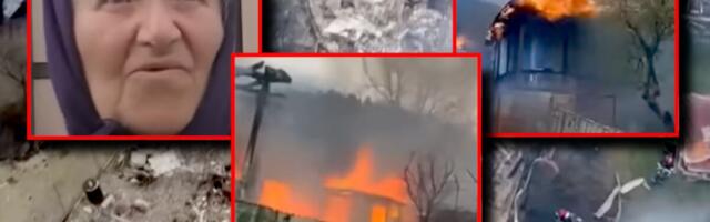 OGROMAN POŽAR GUTA CELO SELO NA BALKANU! Snimak iz vazduha je stravičan, na sve strane VATRA I ZGARIŠTA - "Varnice su preskakale sa kuće na kuću..." (VIDEO)
