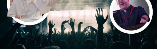 PAPA BLAGOSLOVIO REJV KONCERT U KATEDRALI: Za miks pultom sveštenik-di-džej, hiljade vernika u transu