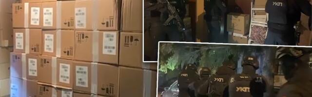 Ne znaju šta ih je snašlo! Njih dvojica "štekali" 500.000 tableta Bensedina i Rivotrila u garaži u Zemun polju (VIDEO)