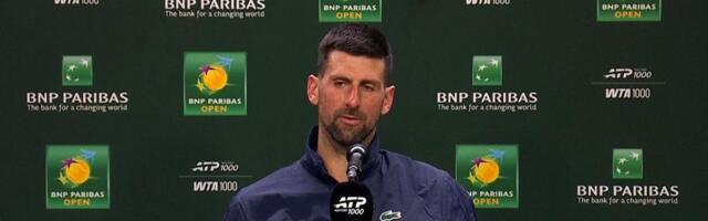 Prve reči Novaka Đokovića posle poraza u Indijan Velsu: Bilo je tako blizu, razočaran sam!